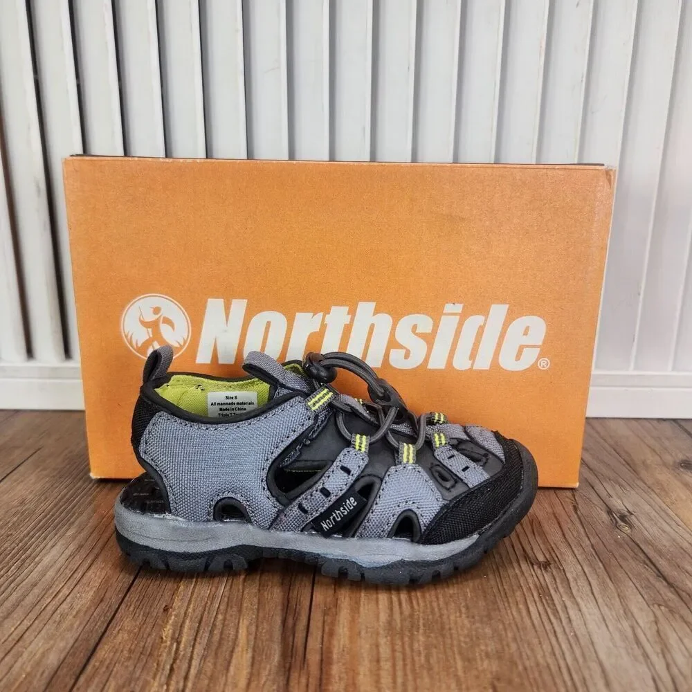 Northside Burke II Sport Sandal Toddler Size 6 Gray Volt Adjustable Water Shoes